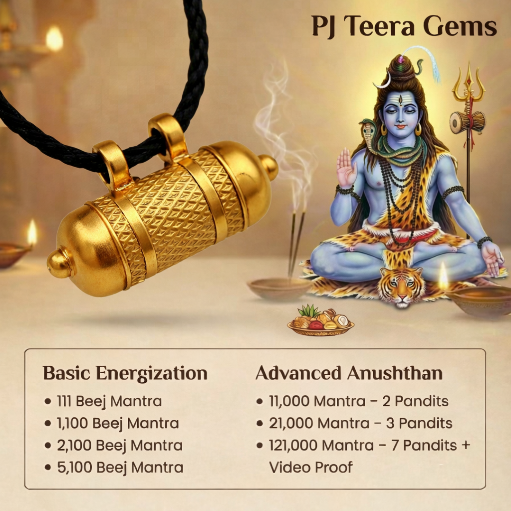 Maha Mrityunjaya Kavach | Vedic Ashtdhatu Amulet for Protection